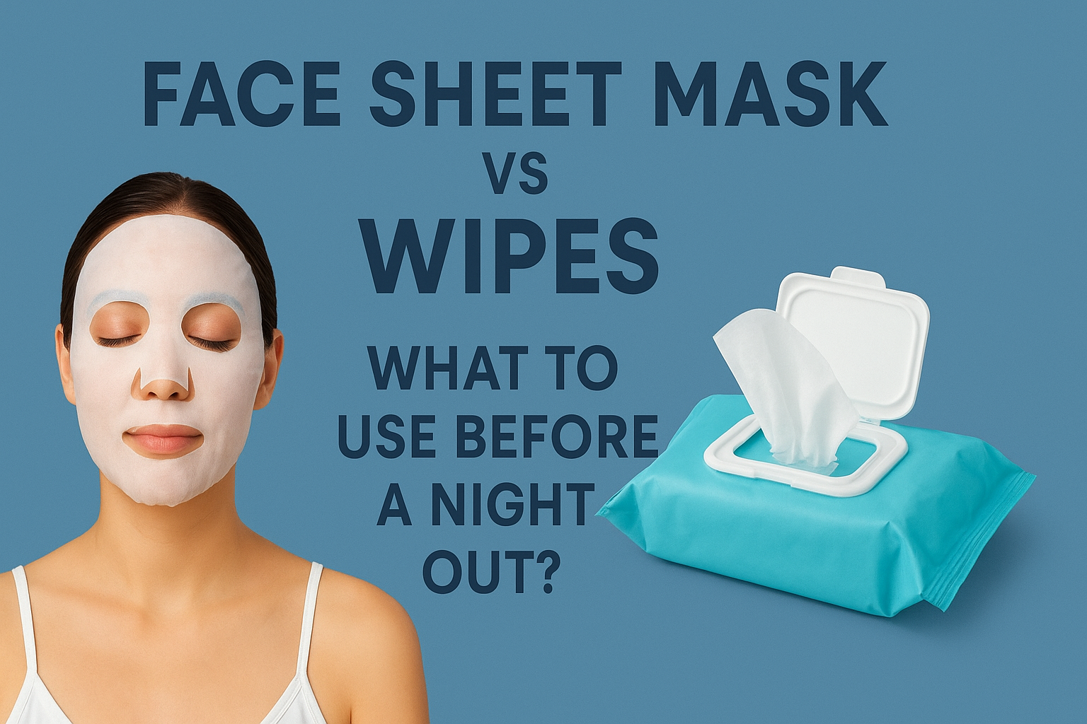 Face Sheet Mask vs Wipes: What to Use Before a Night Out?