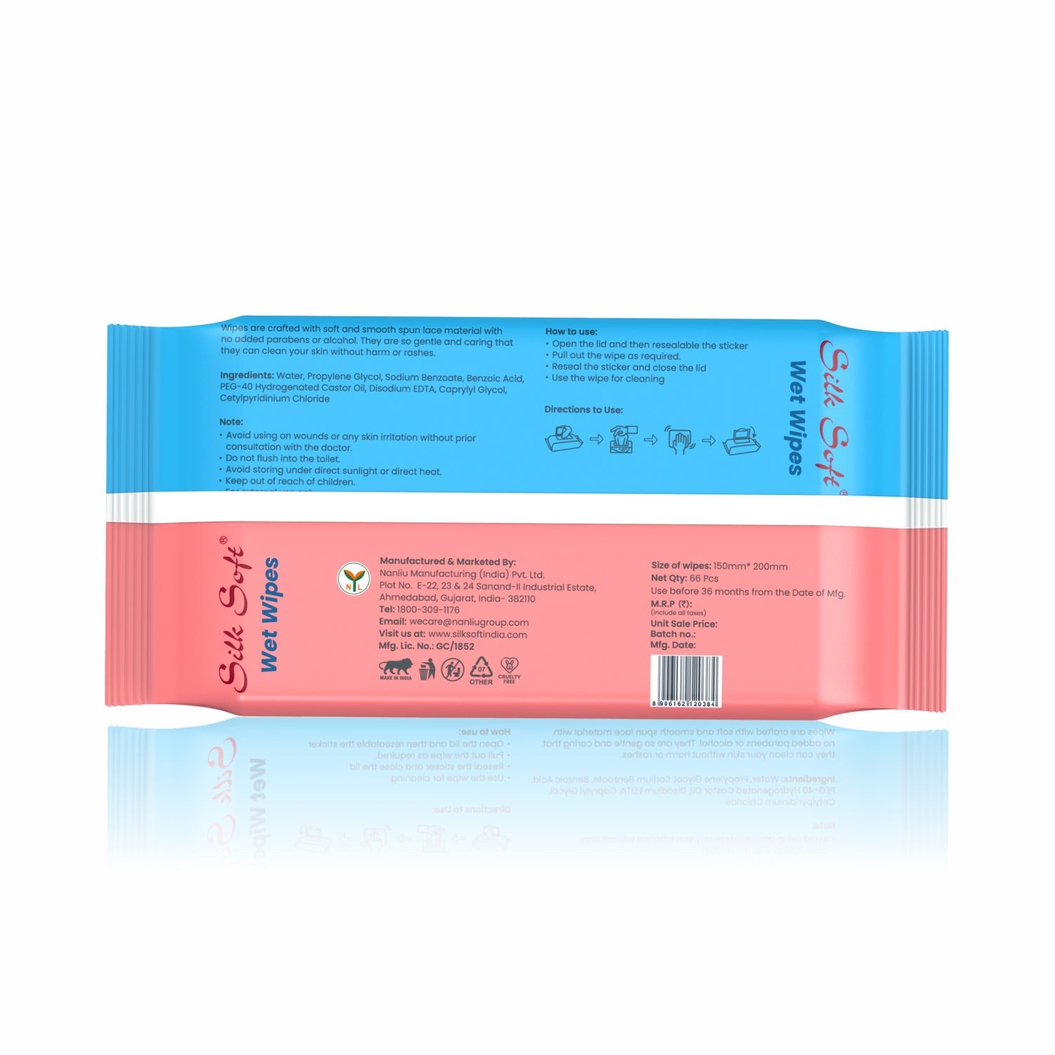 Silk Soft Multipurpose Wet Wipes silksoftindia