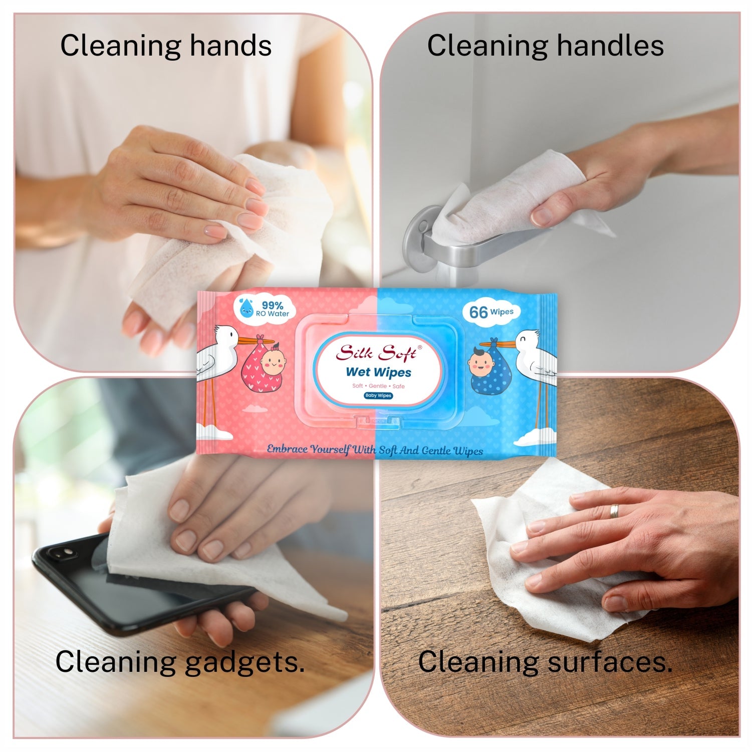 Silk Soft Multipurpose Wet Wipes silksoftindia