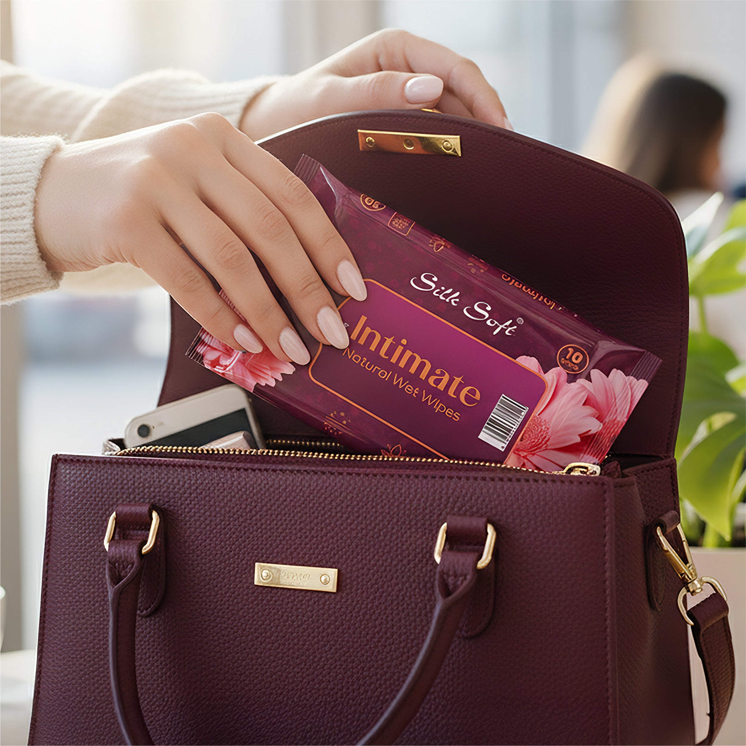 Intimate Wipes - 10 Wipes Silk Soft
