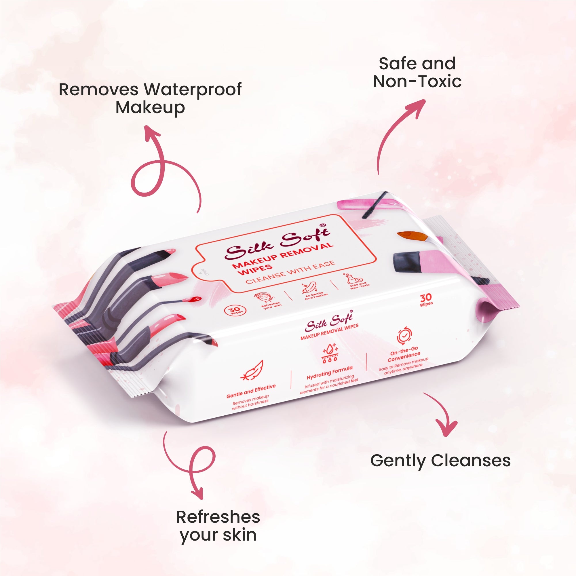 Silk Soft Makeup Remover Wipes Silk Soft