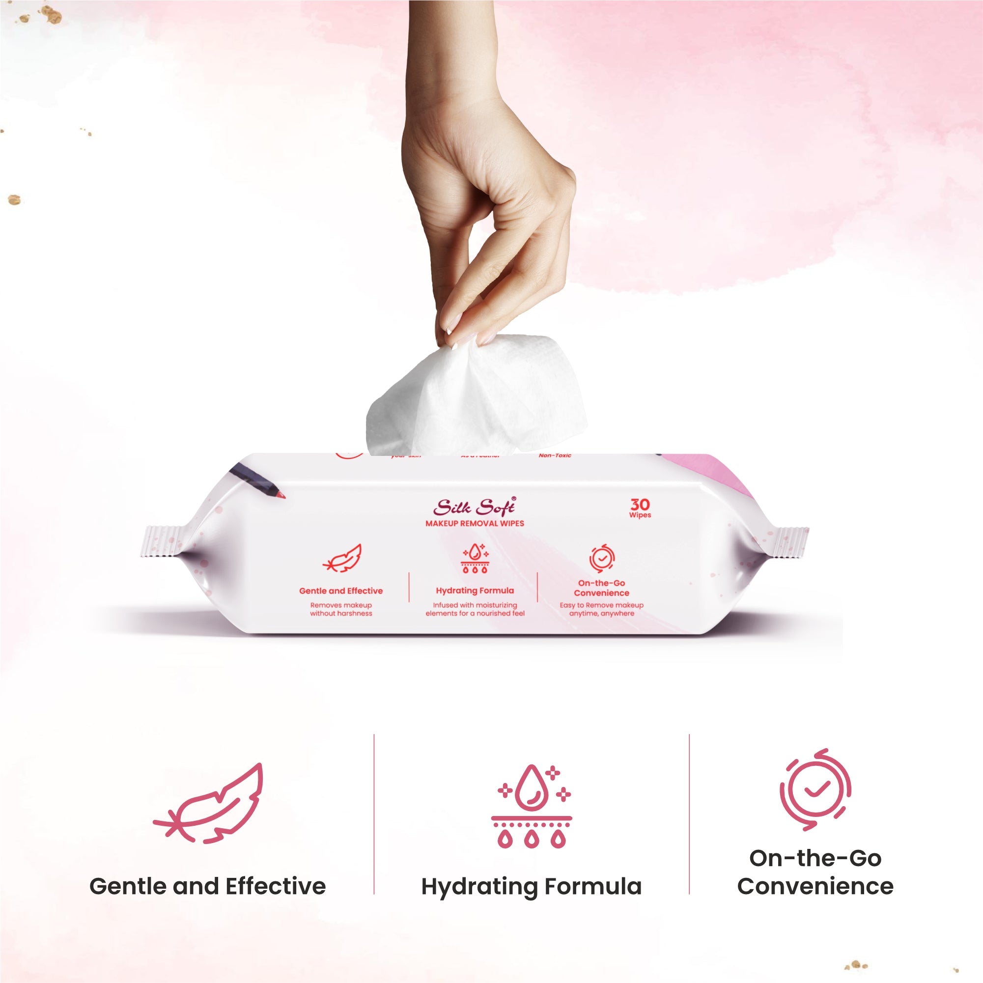 Silk Soft Makeup Remover Wipes Silk Soft