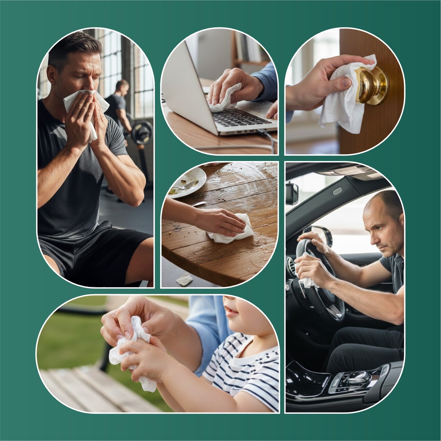 Antibacterial Wet Wipes – 10 Wipes Silk Soft