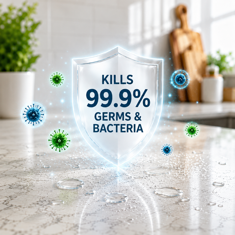 Kills 99.9% Germs & Bacteria