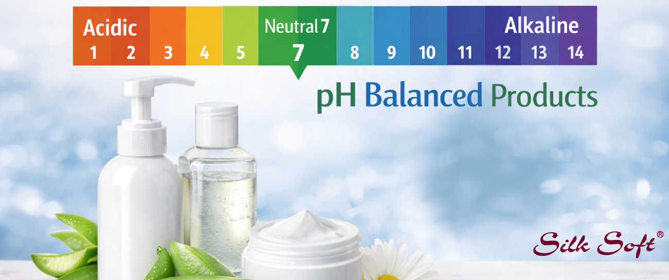 Role of pH-Balanced Products in Skin and Intimate Hygiene Silk Soft