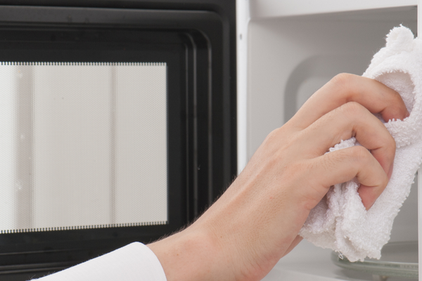 The Fastest Way to Clean Microwave Grease and Food Spills Silk Soft
