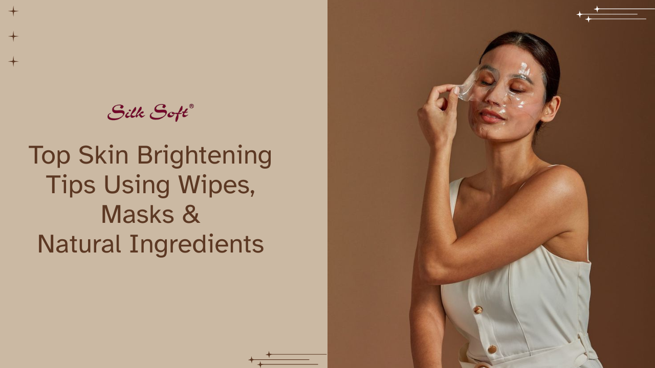 Top Skin Brightening Tips Using Wipes, Masks & Natural Ingredients - Silk Soft
