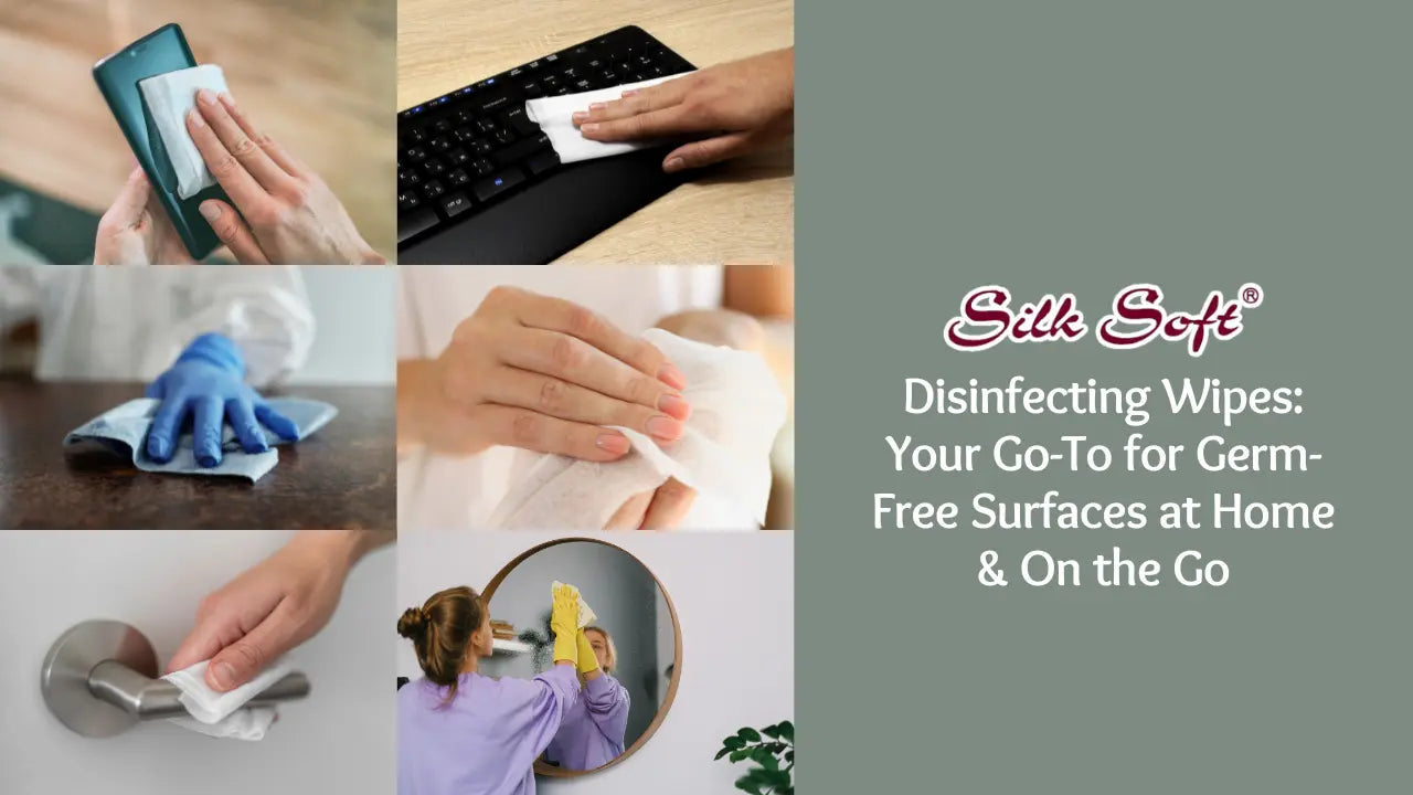 Disinfecting Wipes: Your Go-To for Germ-Free Surfaces at Home & On the Go - Silk Soft