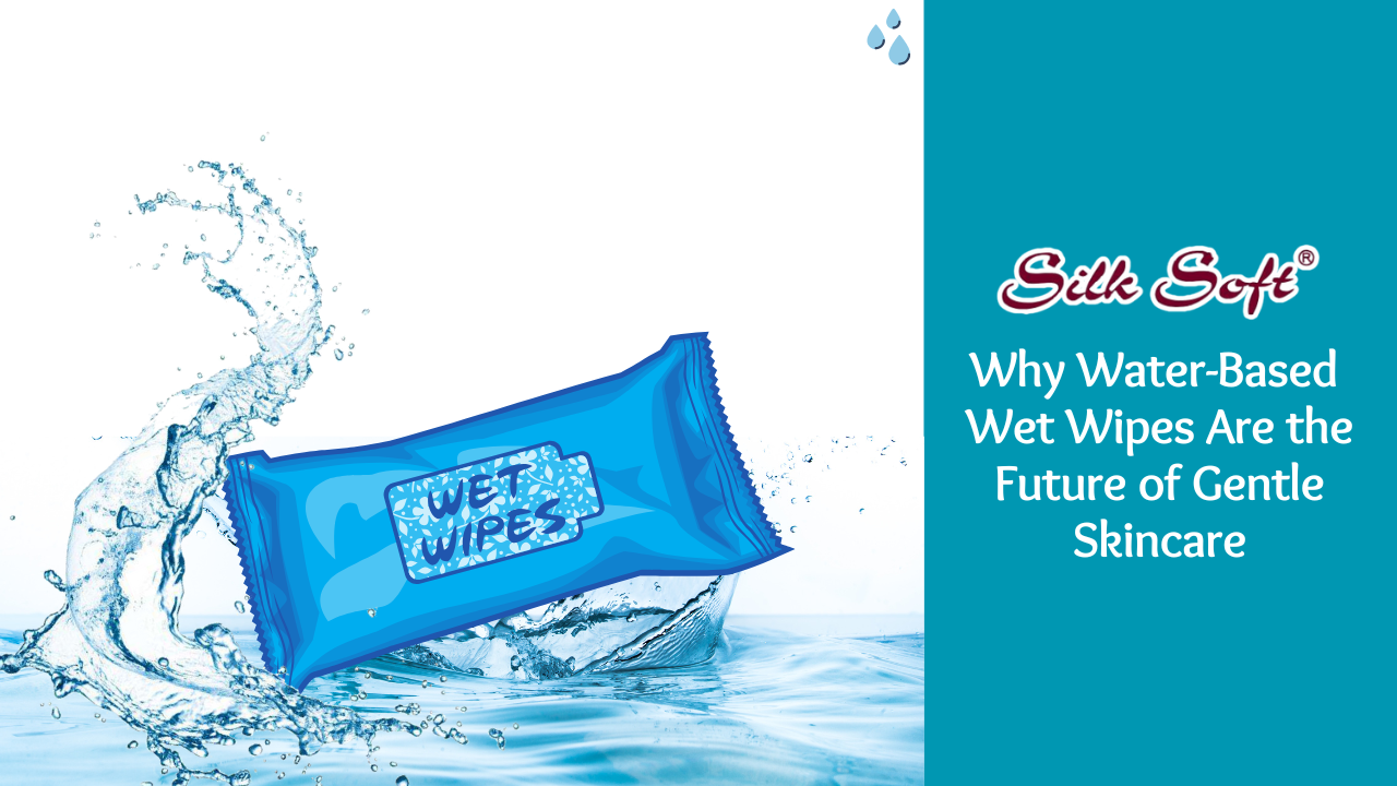 Water based wet wipes