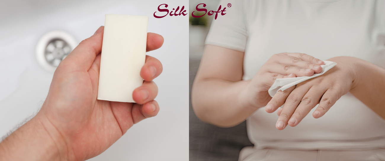 Antibacterial Wipes vs Soap: Which One is More Effective? Silk Soft