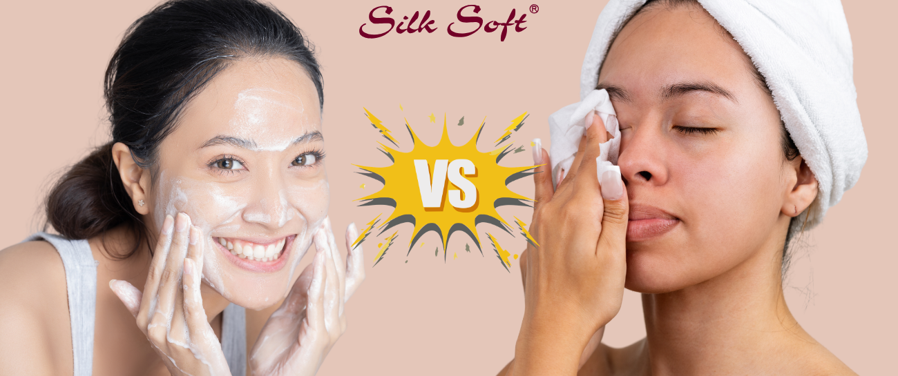 Face Wipes vs Face Wash: Which One is Better for Your Skin? Silk Soft