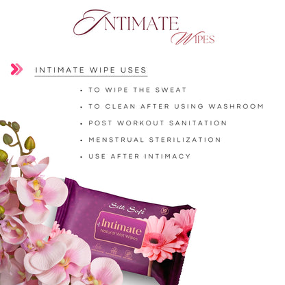 Intimate Natural Wet Wipes