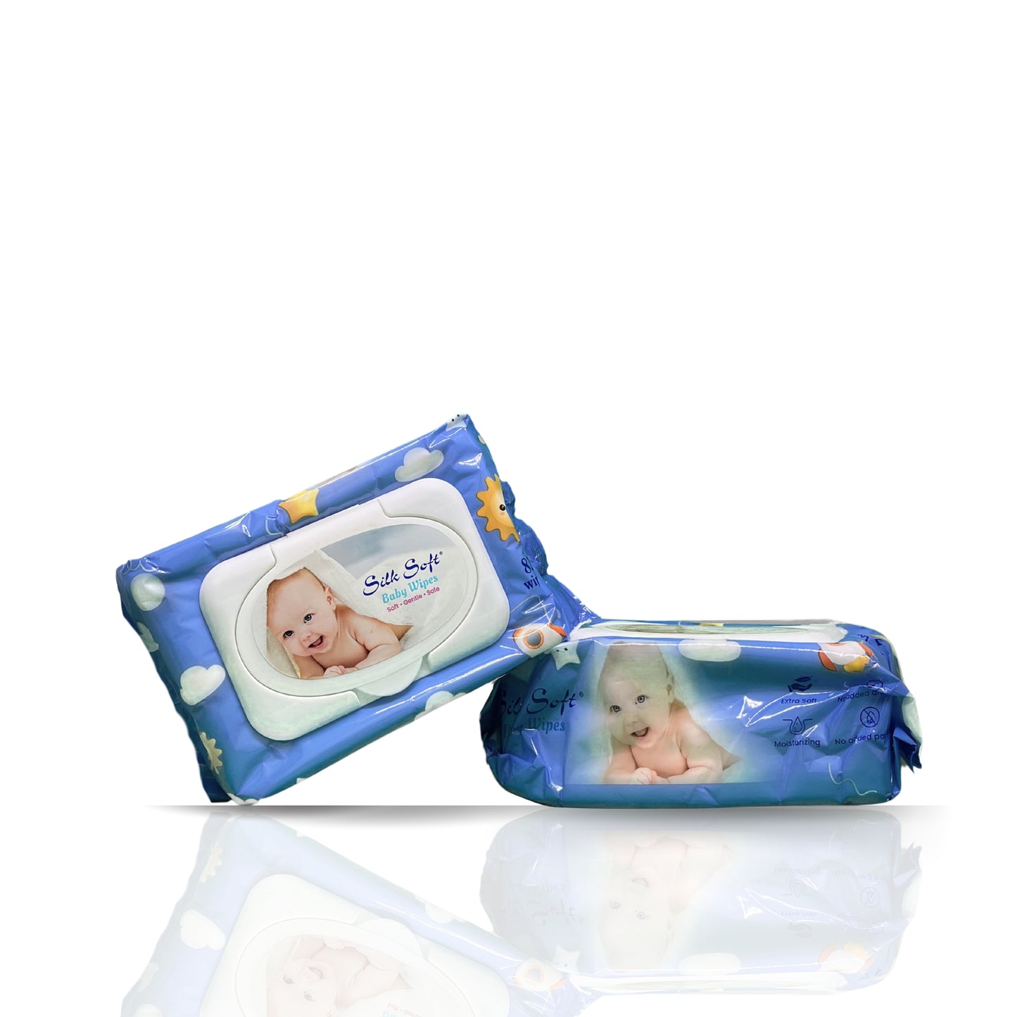 Silk Soft Baby Wet  Wipes With Lid (82 Pcs)