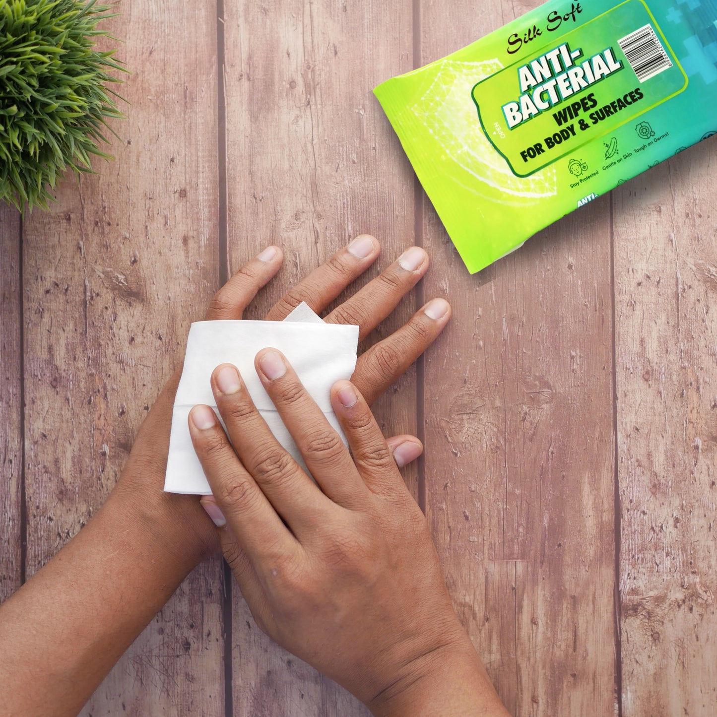 Antibacterial Wipes For Body And Surfaces