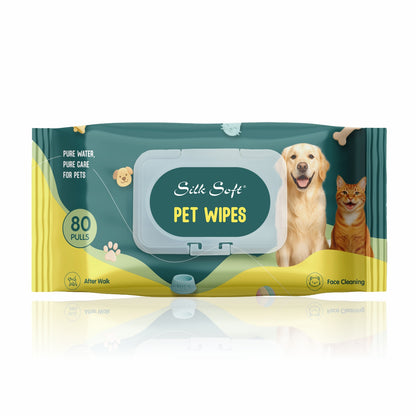 Pet Wipes Silk Soft