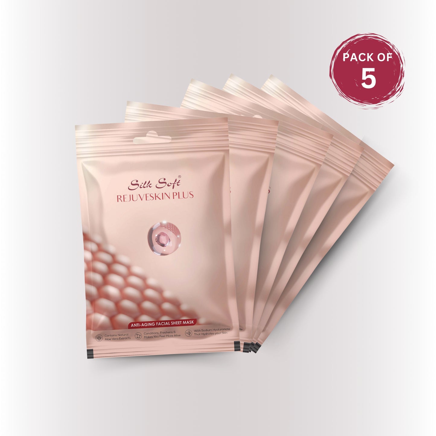 Rejuveskin Plus Anti-Ageing Face Mask Sheet (per piece)