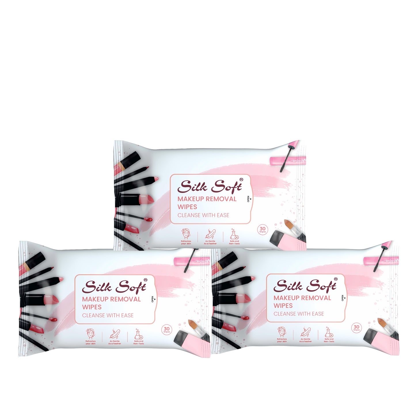 Makeup Remover Wipes (30Pcs)