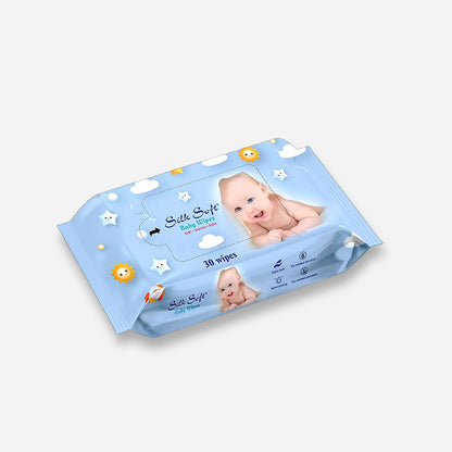 Silk Soft Baby Wipes (30 Pcs)