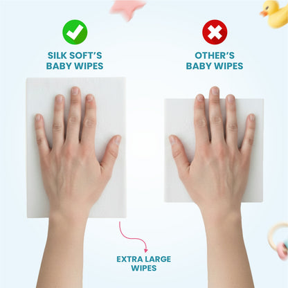 99% Pure Water Fragrance-Free Baby Wipes (82 pcs) Silk Soft