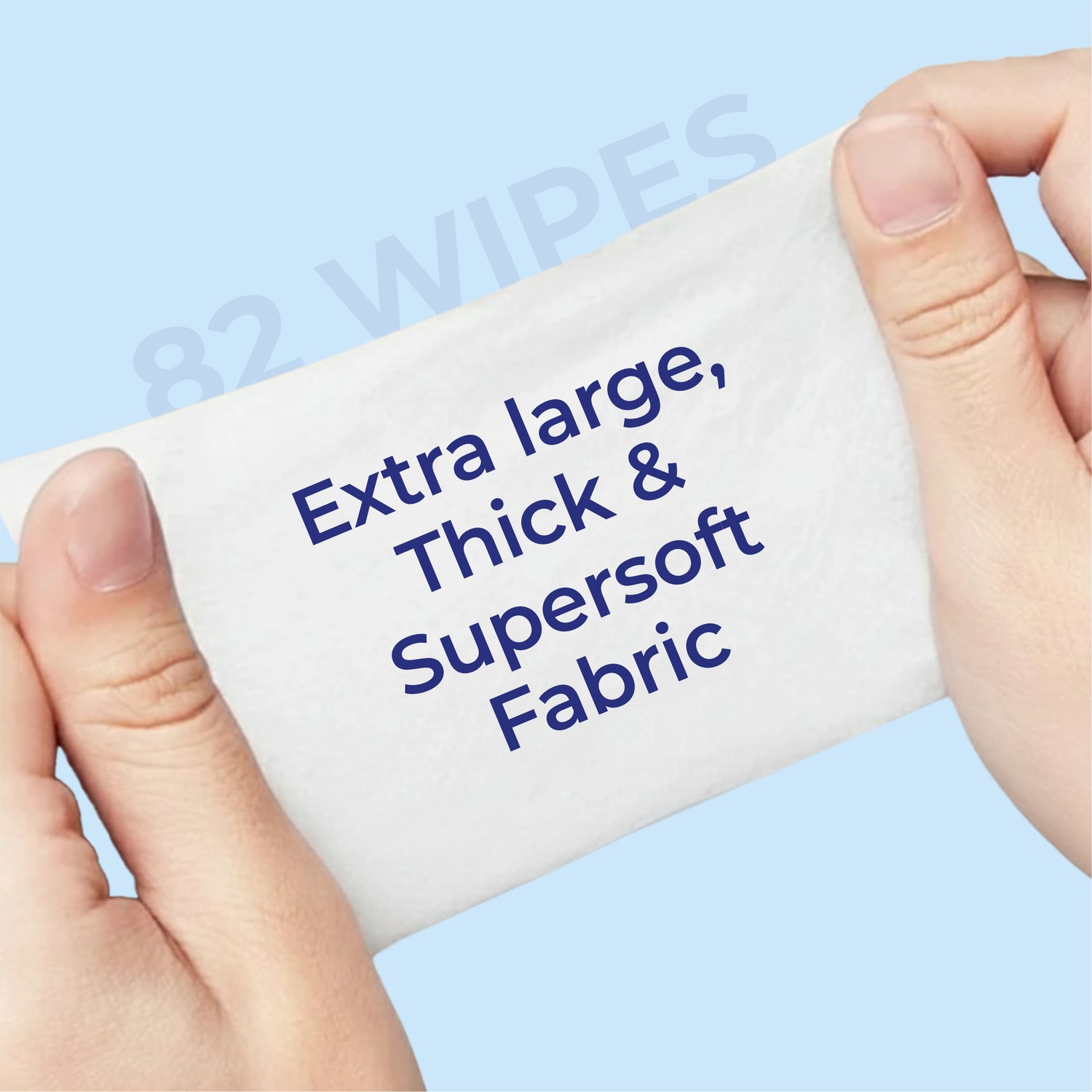 Baby Wipes 82 Pulls - Fragrance-Free &amp; Pure Water Wipes silksoftindia