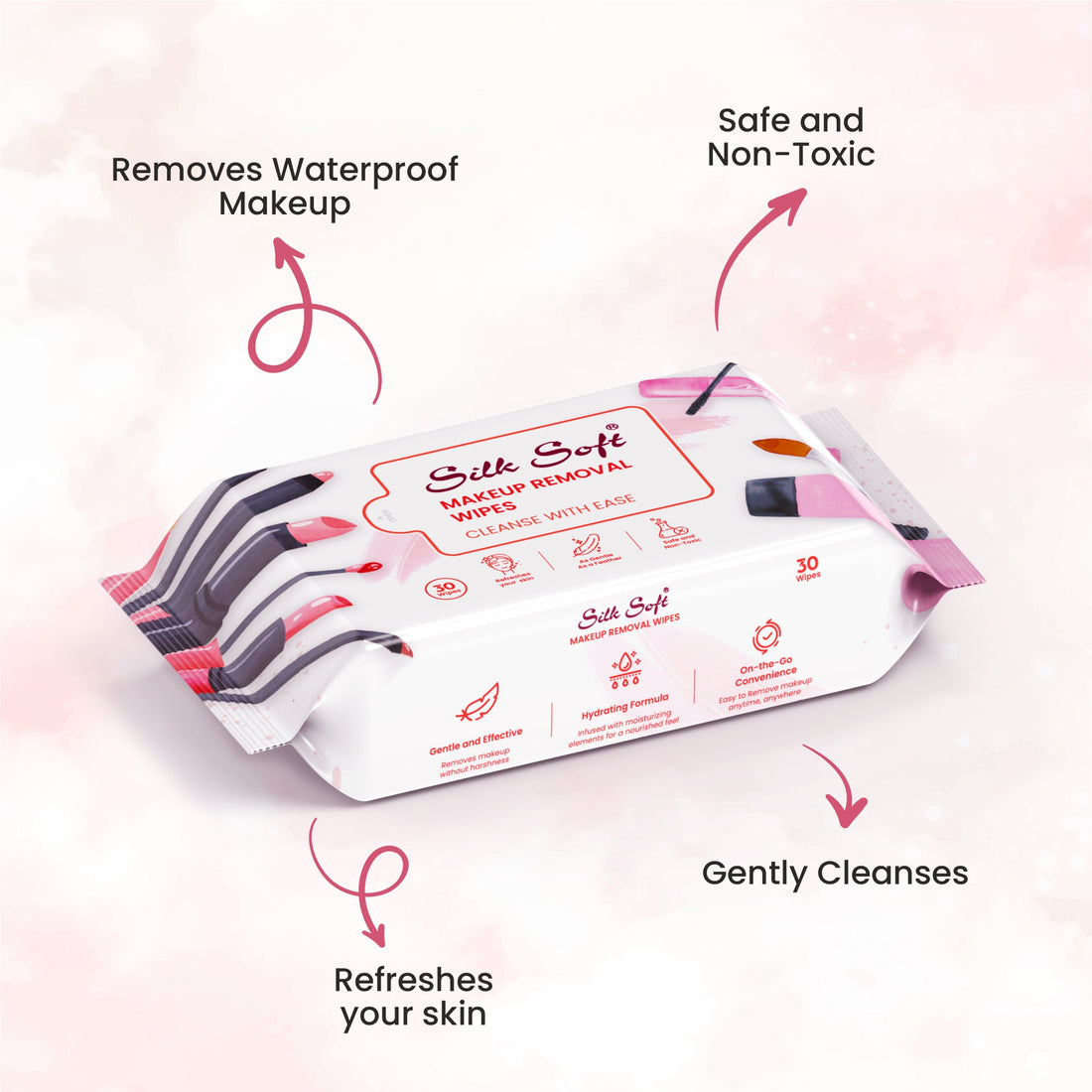 Silk Soft Makeup Remover Wipes Silk Soft