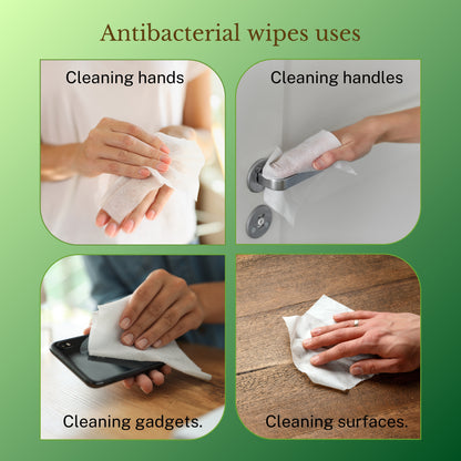 Antibacterial Wipes For Body And Surfaces