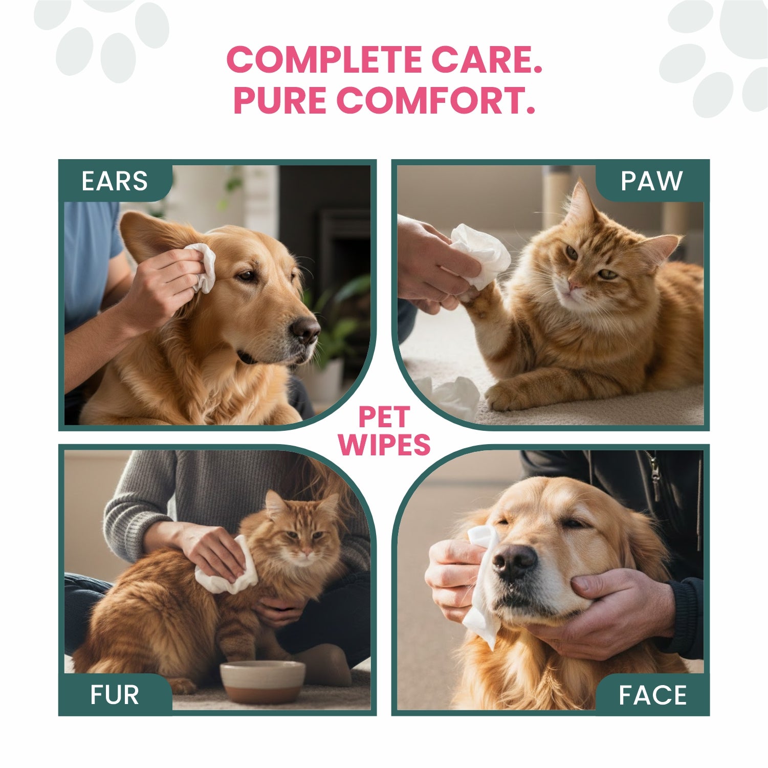 Pet Wipes Silk Soft