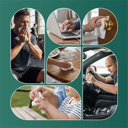 Antibacterial Wet Wipes – 10 Wipes Silk Soft
