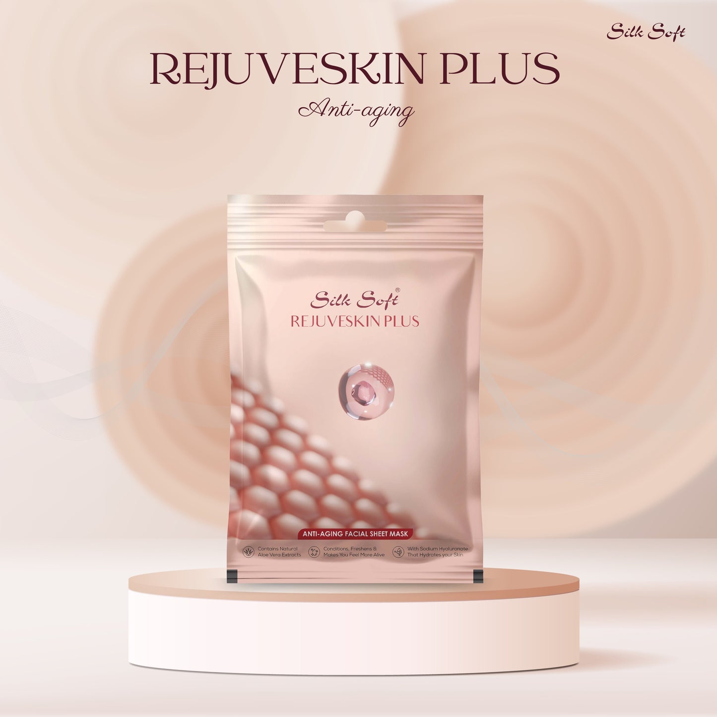 Rejuveskin Plus Anti-Ageing Face Mask Sheet (per piece)