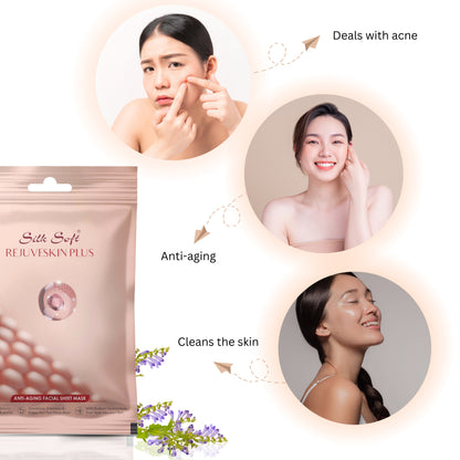 Rejuveskin Plus Anti-Ageing Face Mask Sheet (per piece)