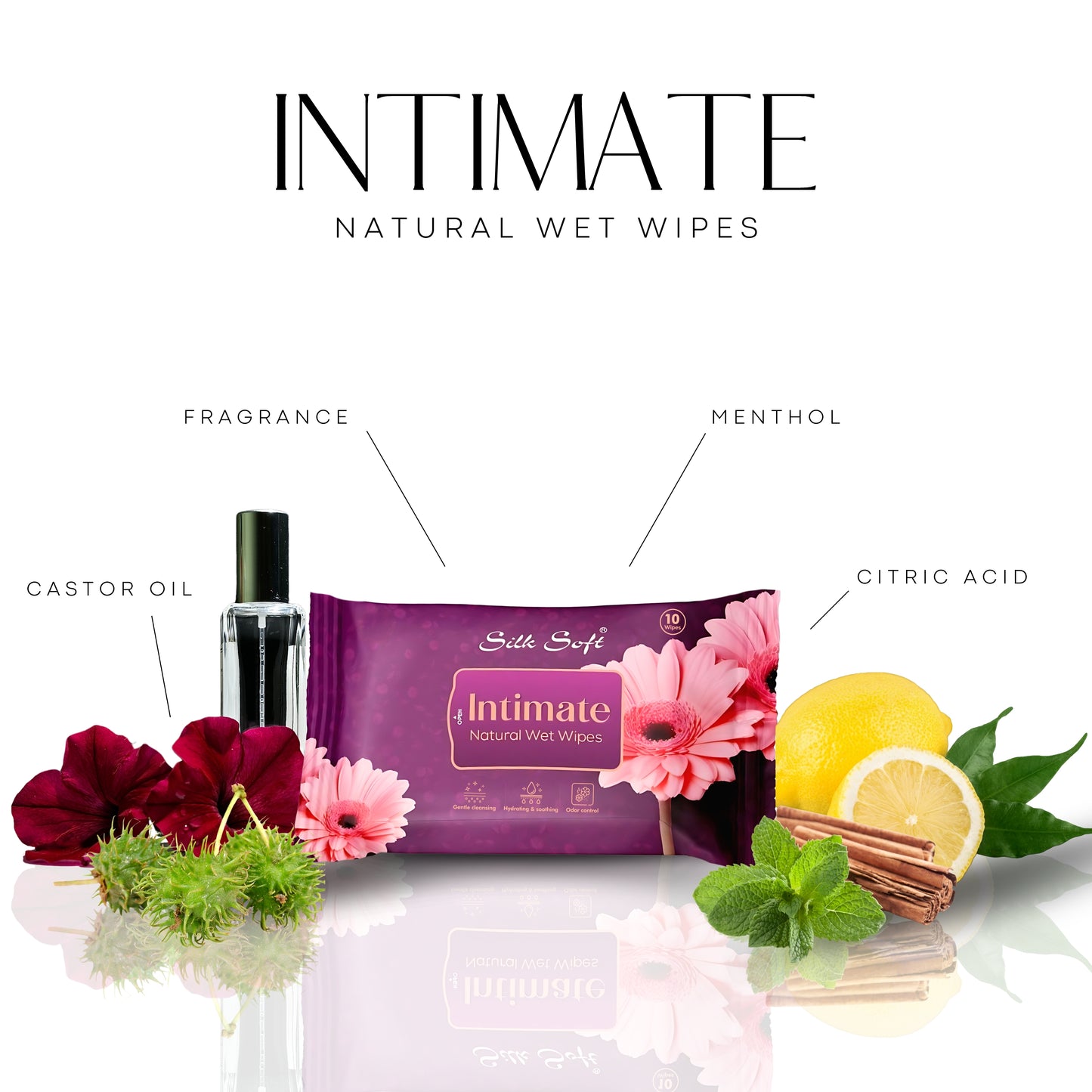 Intimate Natural Wet Wipes