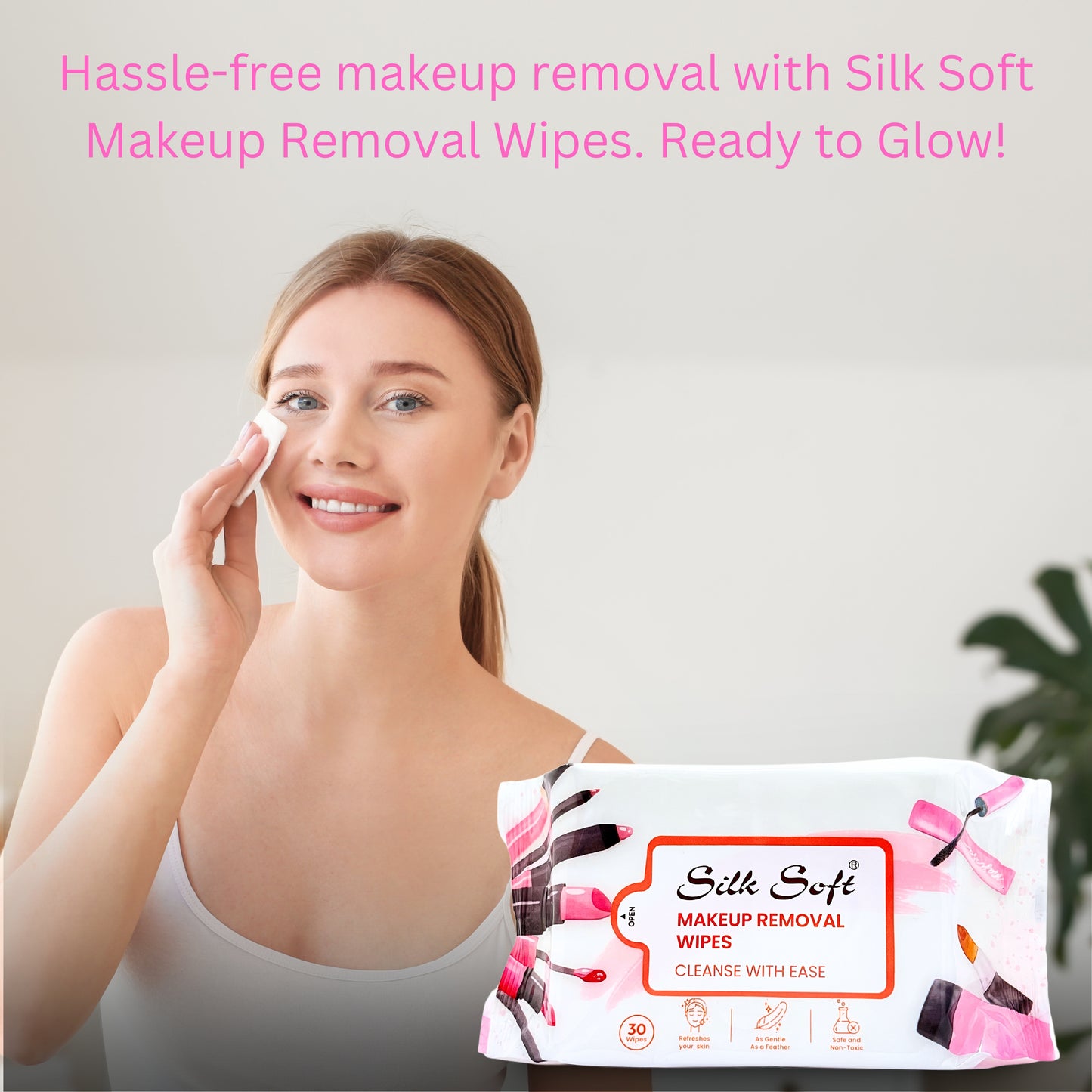 Makeup Remover Wipes (30Pcs)