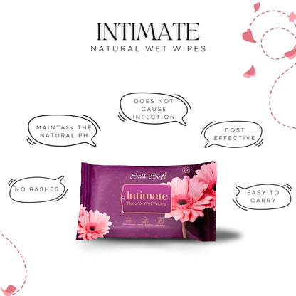 Intimate Natural Wet Wipes