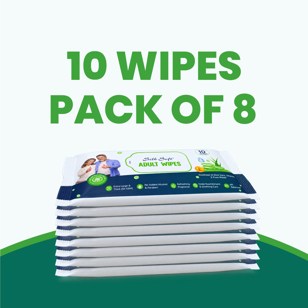 Adult Care Wet Wipes (40 pcs) Silk Soft