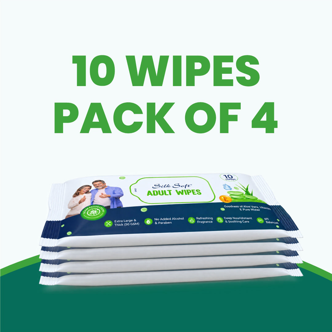 Adult Care Wet Wipes (40 pcs) Silk Soft