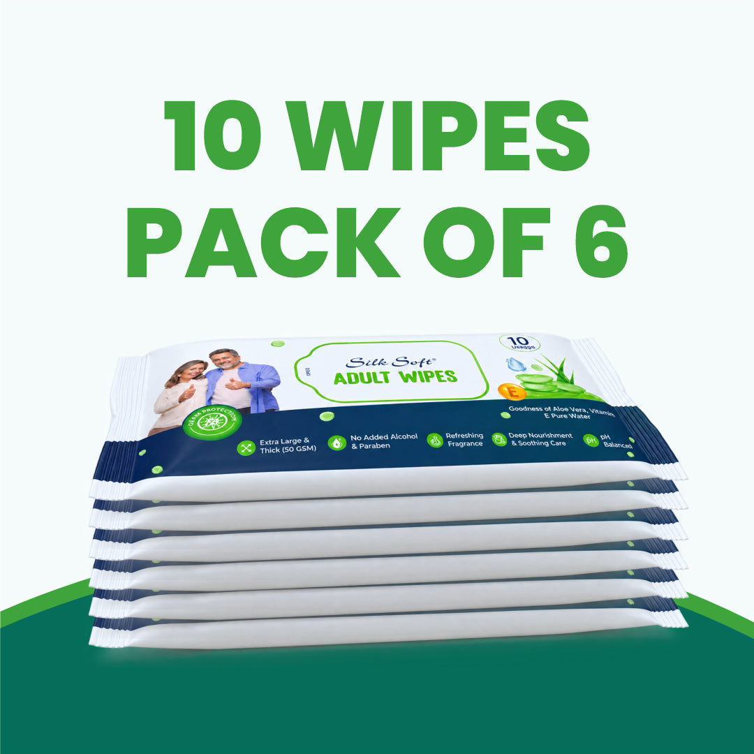 Adult Care Wet Wipes (40 pcs) Silk Soft