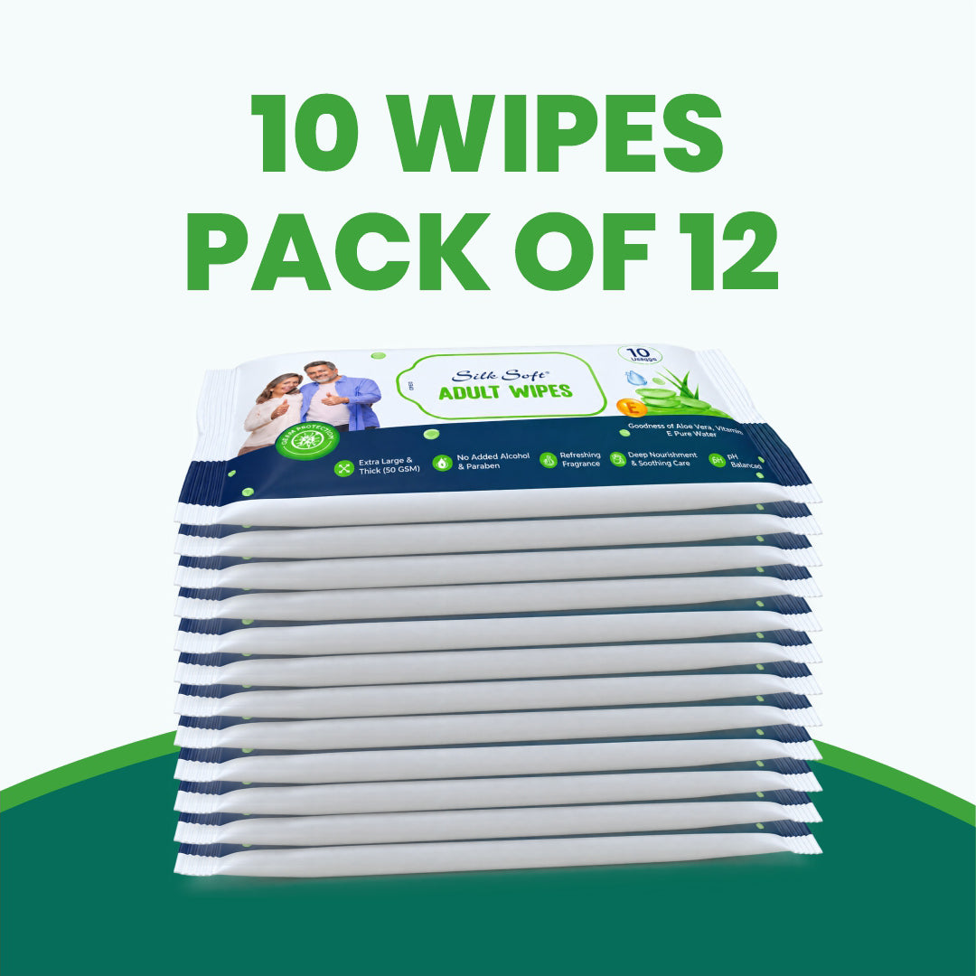 Adult Care Wet Wipes (40 pcs) Silk Soft
