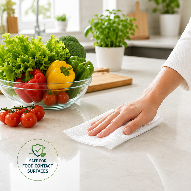 Safe for Food Contact Surfaces