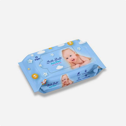 Silk Soft Baby Wipes (10 Pcs)