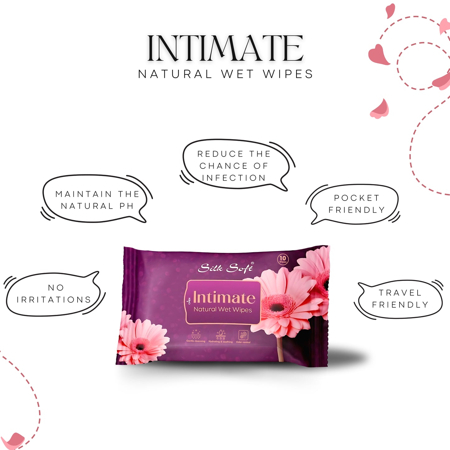 Intimate Natural Wet Wipes