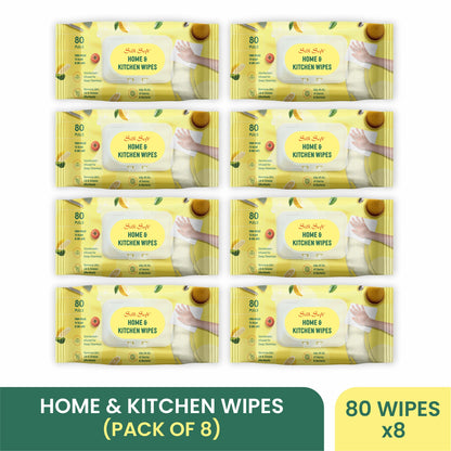 Kitchen Cleaning Wipes (80 pcs) Silk Soft
