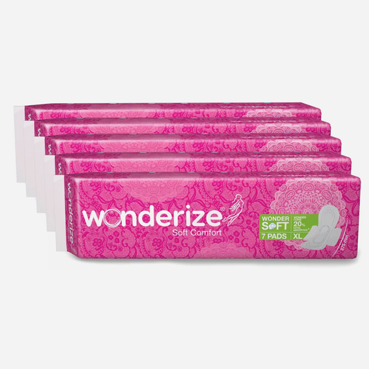 Wonderize Sanitary XL Pad (35 Pads)